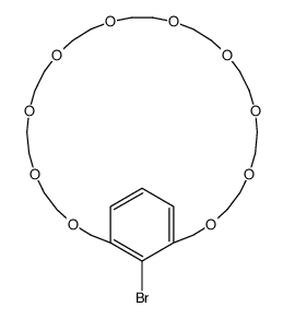 36-bromo-3,6,9,12,15,18,21,24,27,30-decaoxabicyclo[30.3.1]hexatriaconta-1(36),32,34-triene结构式