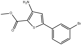 methyl 3-amino-5-(3-bromophenyl)thiophene-2-carboxylate Structure