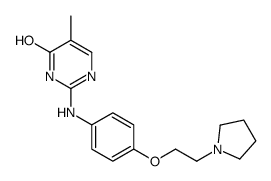 2-(4-(2-(吡咯烷-1-基)乙氧基)苯基氨基)-5-甲基嘧啶-4-醇图片