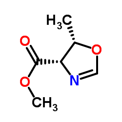 4-Oxazolecarboxylicacid,4,5-dihydro-5-methyl-,methylester,(4S-cis)-(9CI) Structure