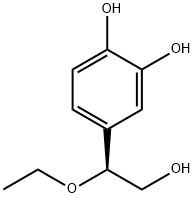 4-(1-Ethoxy-2-hydroxyethyl)benzene-1,2-diol structure