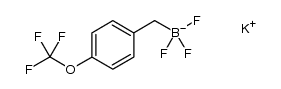 potassium (4-(trifluoromethoxy)benzyl)trifluoroborate Structure