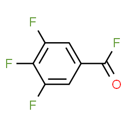 Benzoyl fluoride, 3,4,5-trifluoro- (9CI) structure