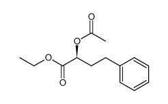 ethyl (S)-2-acetoxy-4-phenylbutanoate Structure