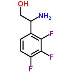 2-Amino-2-(2,3,4-trifluorophenyl)ethanol结构式