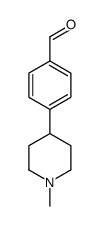 (4-(1-methylpiperidin-4-yl)phenyl)carbaldehyde Structure