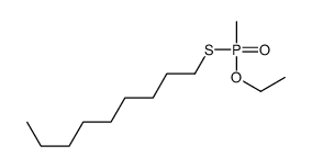 1-[ethoxy(methyl)phosphoryl]sulfanylnonane结构式