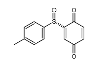 (+)-(S(S))-2-(p-tolylsulfinyl)-1,4-benzoquinone Structure