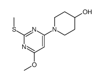 1-(6-Methoxy-2-Methylsulfanyl-pyrimidin-4-yl)-piperidin-4-ol structure