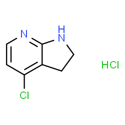 4-Chloro-1H,2H,3H-pyrrolo[2,3-b]pyridine Structure