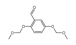 2,5-bis(methoxymethoxy)benzaldehyde结构式