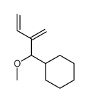 (1-methoxy-2-methylidenebut-3-enyl)cyclohexane Structure