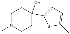 1-methyl-4-(5-methylthiophen-2-yl)piperidin-4-ol Structure