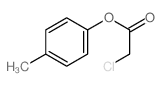 Acetic acid, 2-chloro-,4-methylphenyl ester结构式