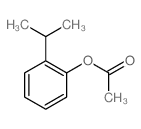 Phenol,2-(1-methylethyl)-, 1-acetate structure