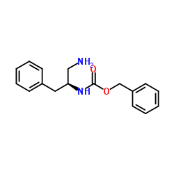 [(1S)-1-(AMINOMETHYL)-2-PHENYLETHYL]-CARBAMIC ACID PHENYLMETHYL ESTER structure