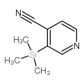 4-氰基-3-(三甲基甲硅烷基)吡啶结构式