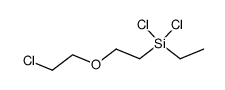 2'-Chlor-2-(aethyl-dichlor-silyl)-diaethylaether结构式