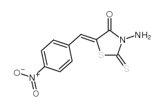 3-AMINO-5-[1-(4-NITRO-PHENYL)-METH-(Z)-YLIDENE]-2-THIOXO-THIAZOLIDIN-4-ONE structure