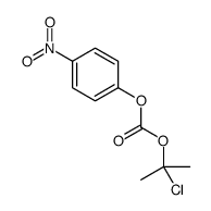 2-氯丙-2-基(4-硝基苯基)碳酸酯结构式