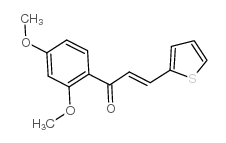 1-(2,4-DIMETHOXYPHENYL)-3-(2-THIENYL)PROP-2-EN-1-ONE Structure