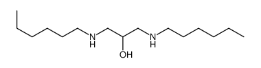 1,3-bis(hexylamino)propan-2-ol Structure