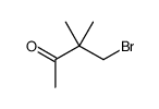 4-bromo-3,3-dimethylbutan-2-one Structure