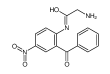 2-amino-N-(2-benzoyl-4-nitrophenyl)acetamide Structure