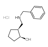 cis-2-Benzylaminomethyl-1-cyclopentanol hydrochloride Structure