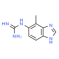 Guanidine, (4-methyl-1H-benzimidazol-5-yl)- (9CI) Structure