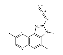 2-azido-3,4,8-trimethylimidazo[4,5-f]quinoxaline结构式