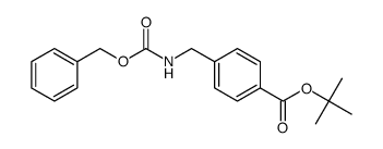 4-((((苄氧基)羰基)氨基)甲基)苯甲酸叔丁酯图片