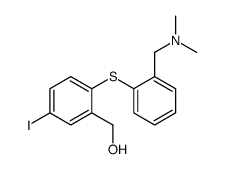 [2-[2-[(dimethylamino)methyl]phenyl]sulfanyl-5-iodophenyl]methanol Structure