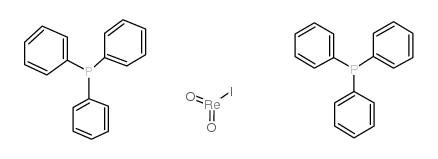 碘代二氧双(三苯基磷)铼(V)结构式