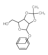 b-D-Ribofuranoside, phenylmethyl2,3-O-(1-methylethylidene)- picture