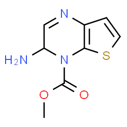 Thieno[2,3-b]pyrazine-7-carboxylic acid, 6-amino-, methyl ester (9CI)结构式