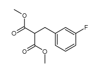 methyl 3-(3-fluorophenyl)-2-methoxycarbonylpropionate Structure