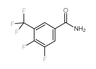 3,4-difluoro-5-(trifluoromethyl)benzamide Structure