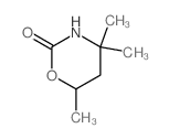 2H-1,3-Oxazin-2-one,tetrahydro-4,4,6-trimethyl- structure