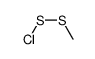 methylsulfanyl thiohypochlorite结构式