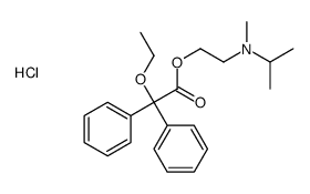 2-(2-ethoxy-2,2-diphenylacetyl)oxyethyl-methyl-propan-2-ylazanium,chloride结构式