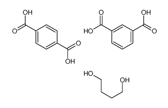 1,3-苯二甲酸与1,4-苯二甲酸和1,4-丁二醇的聚合物结构式