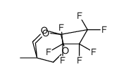 1-(1,1,2,2,3,3,3-heptafluoropropyl)-4-methyl-2,6,7-trioxabicyclo[2.2.2 ]octane structure