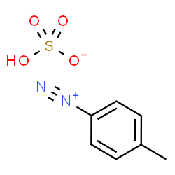 4-(METHYL)BENZENEDIAZONIUMSULPHATE Structure