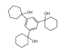 1-[3,5-bis(1-hydroxycyclohexyl)phenyl]cyclohexan-1-ol Structure