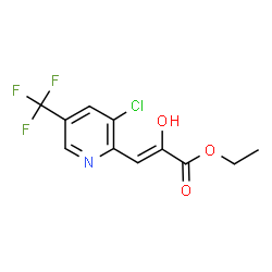 ETHYL 3-[3-CHLORO-5-(TRIFLUOROMETHYL)-2-PYRIDINYL]-2-HYDROXYACRYLATE结构式