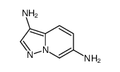 Pyrazolo[1,5-a]pyridine-3,6-diamine (9CI)结构式