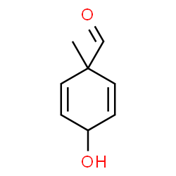 2,5-Cyclohexadiene-1-carboxaldehyde, 4-hydroxy-1-methyl- (9CI) structure