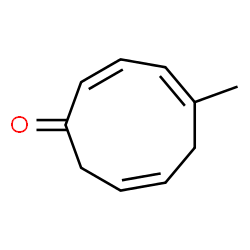 2,4,7-Cyclononatrien-1-one, 5-methyl- (9CI)结构式