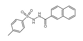 β-Naphthoesaeuretosylhydrazid结构式